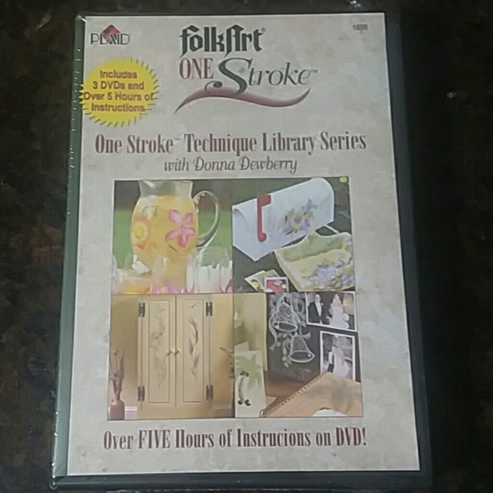 Donna Dewberry 3 DVD One Stroke Technique Library Series